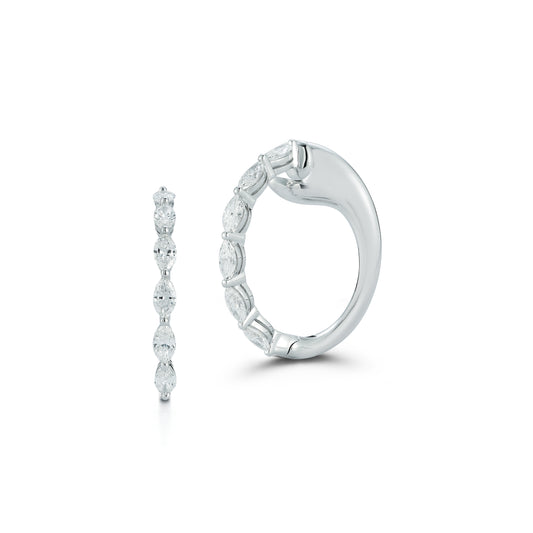 1.01 CT Marquise Diamond Earring