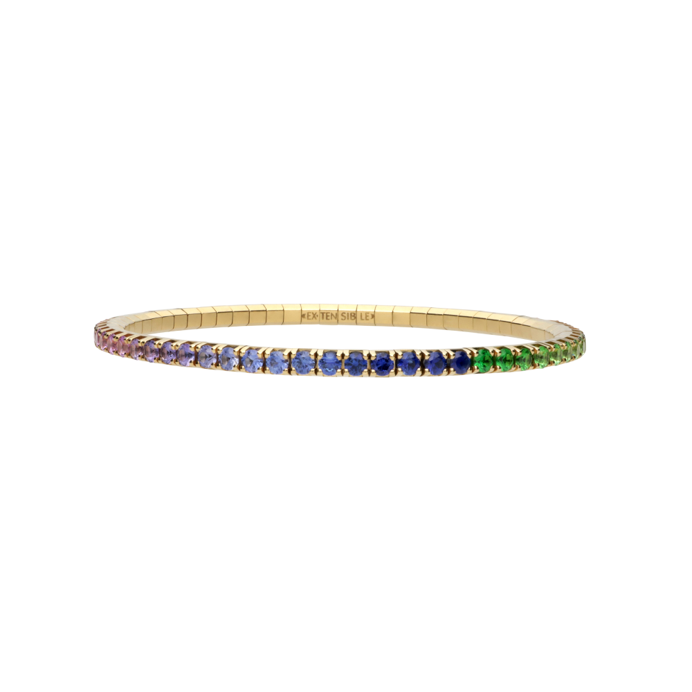 4.92 CT Rainbow Stretch Bracelet