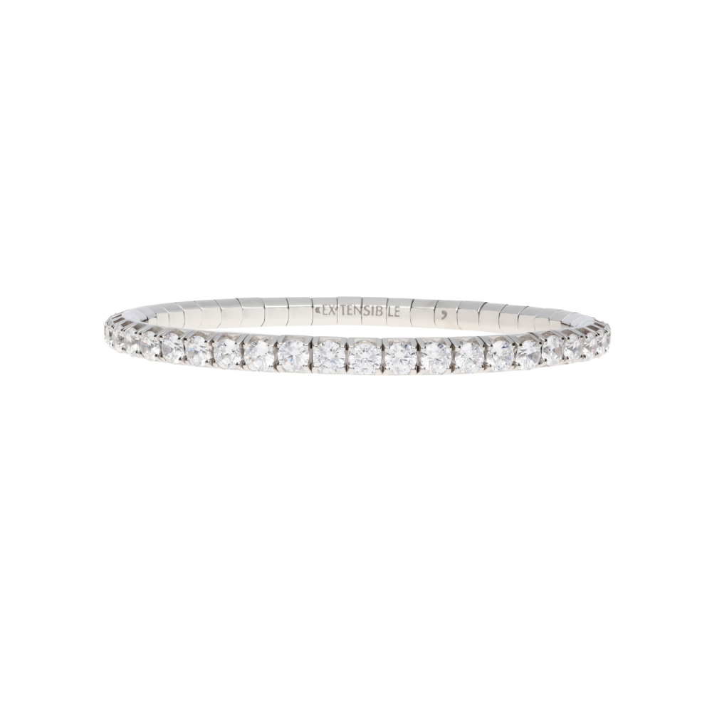 8.80 CT Round Diamond Stretch Bracelet