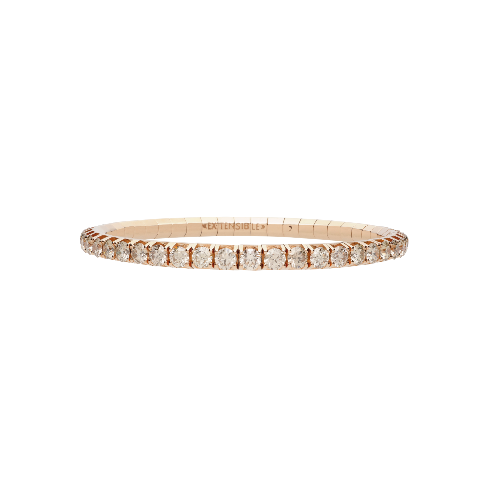 5.70 CT Champagne Diamond Stretch Bracelet