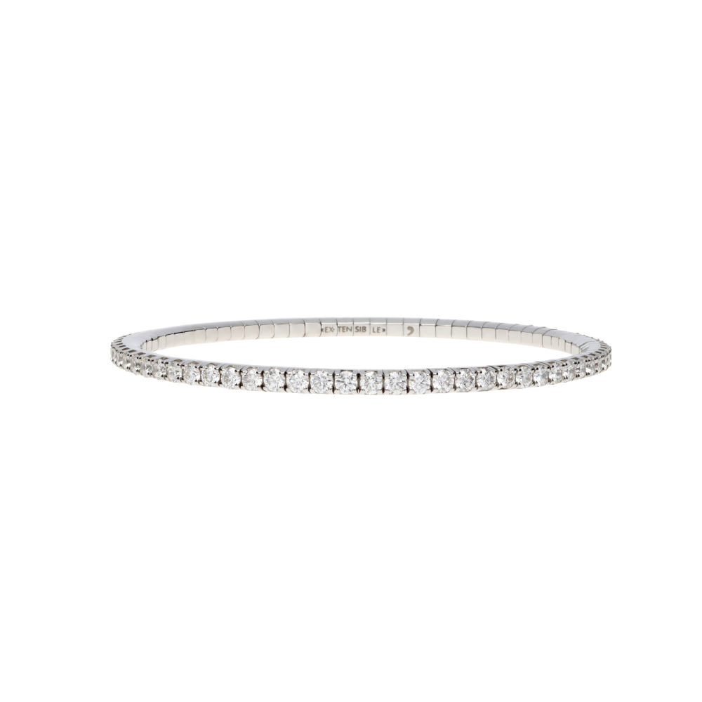3.35 CT Round Diamond Stretch Bracelet
