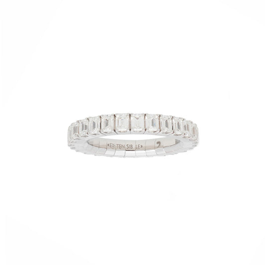 Diamond Emerald Cut Eternity Ring
