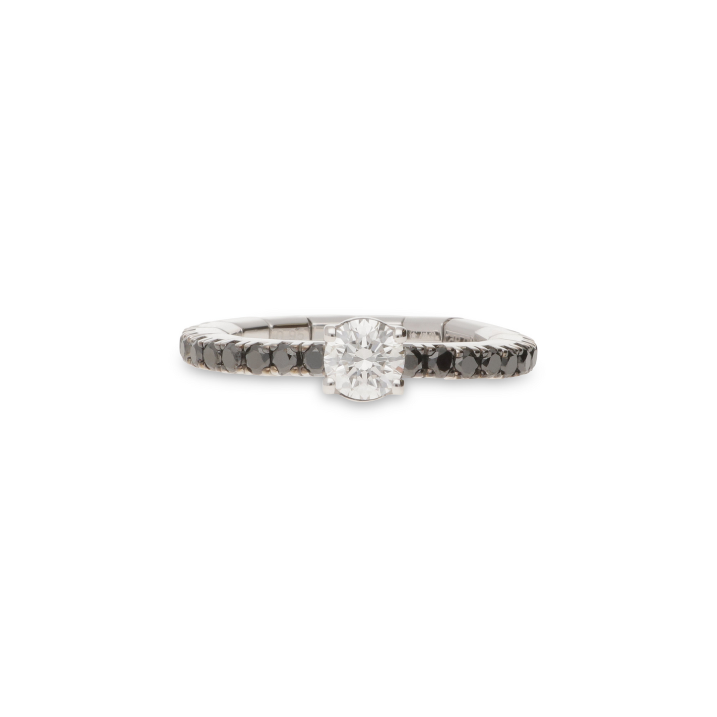0.50 TCW Round Center - Black Diamond