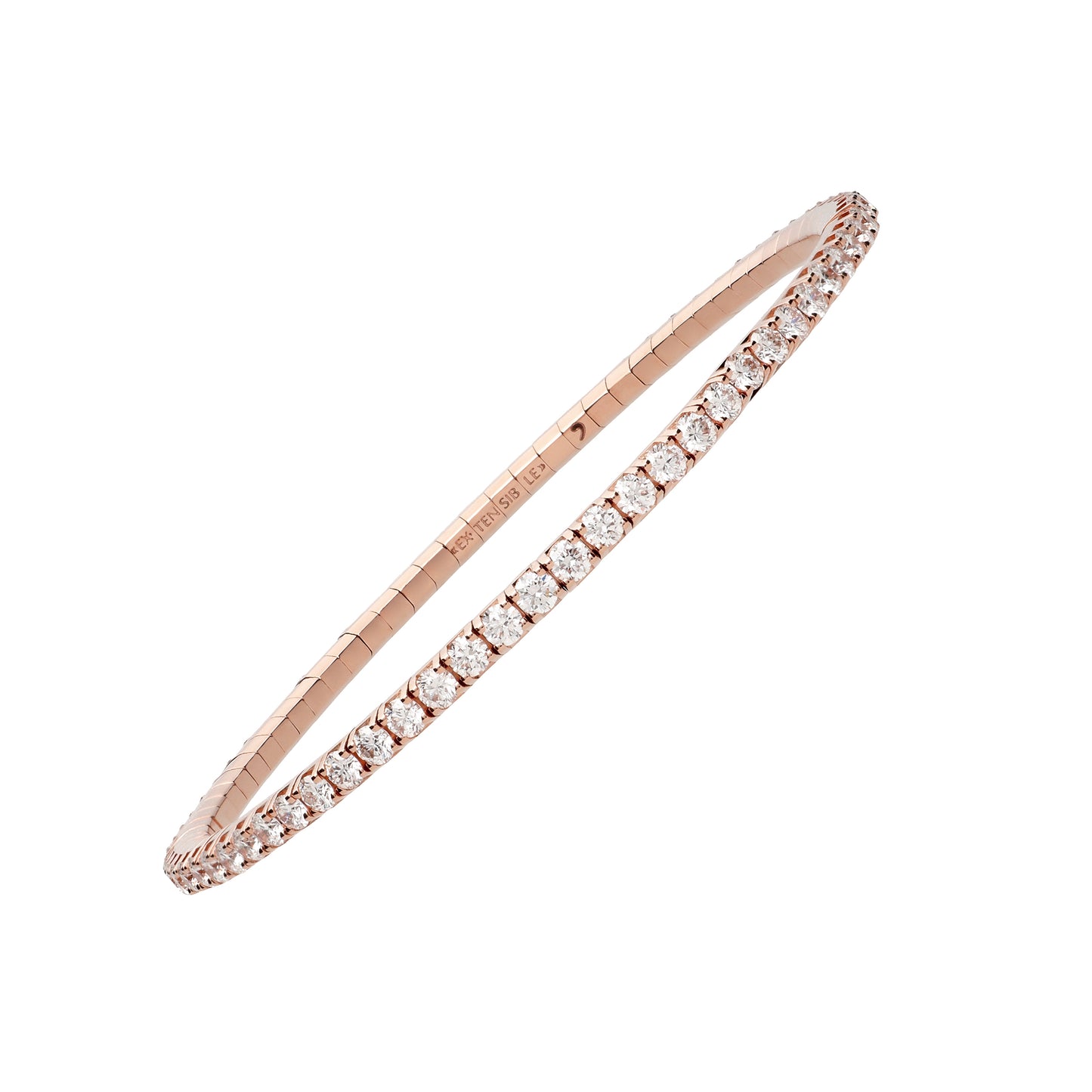3.35 CT Round Diamond Stretch Bracelet