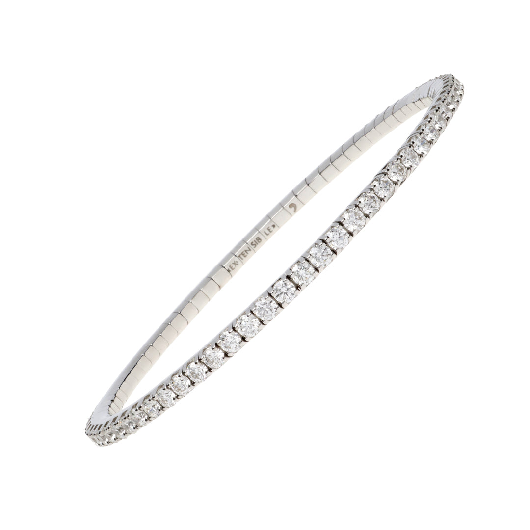 3 CT Round Diamond Stretch Bracelet