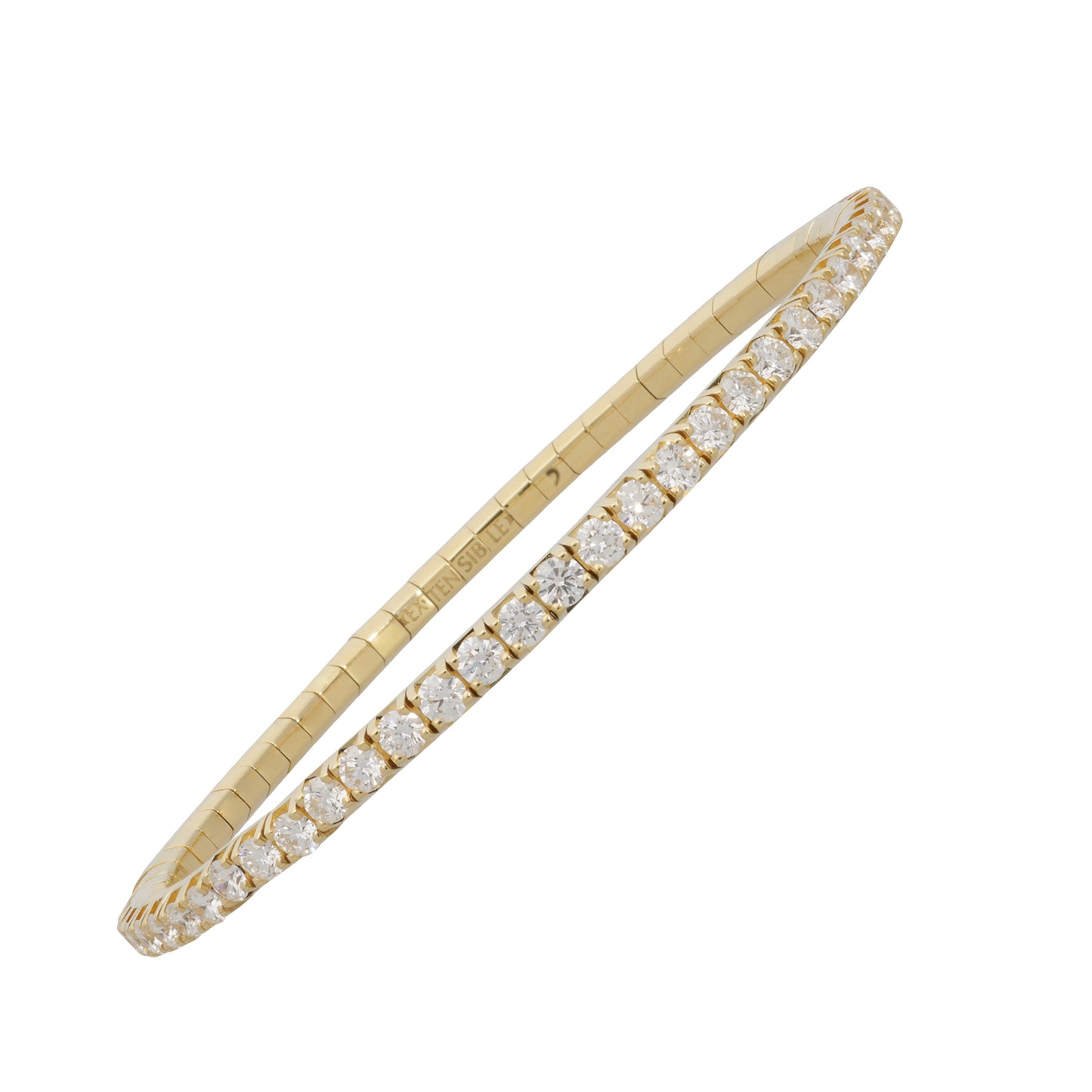 4.30 CT Round Diamond Stretch Bracelet