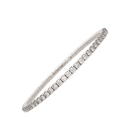 4 CT Round Diamond Stretch Bracelet