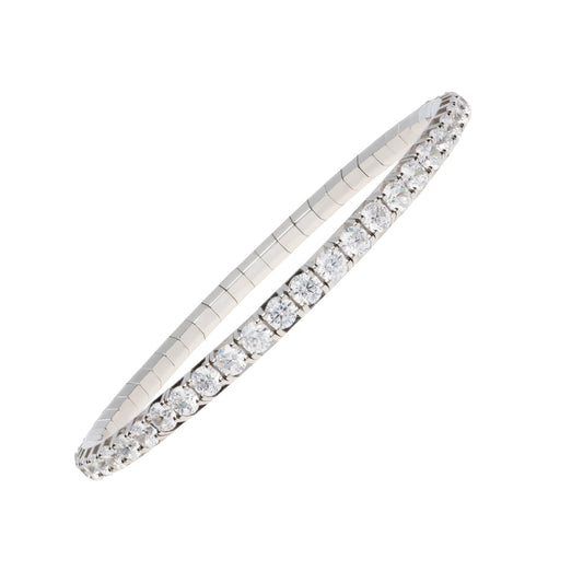 5.5 CT Round Diamond Stretch Bracelet