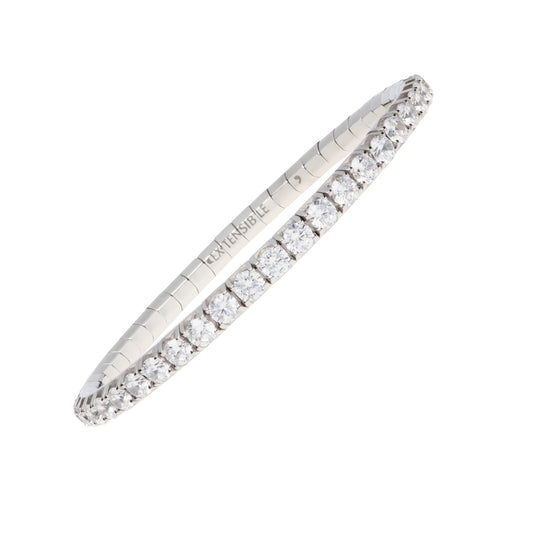 9 CT Round Diamond Stretch Bracelet