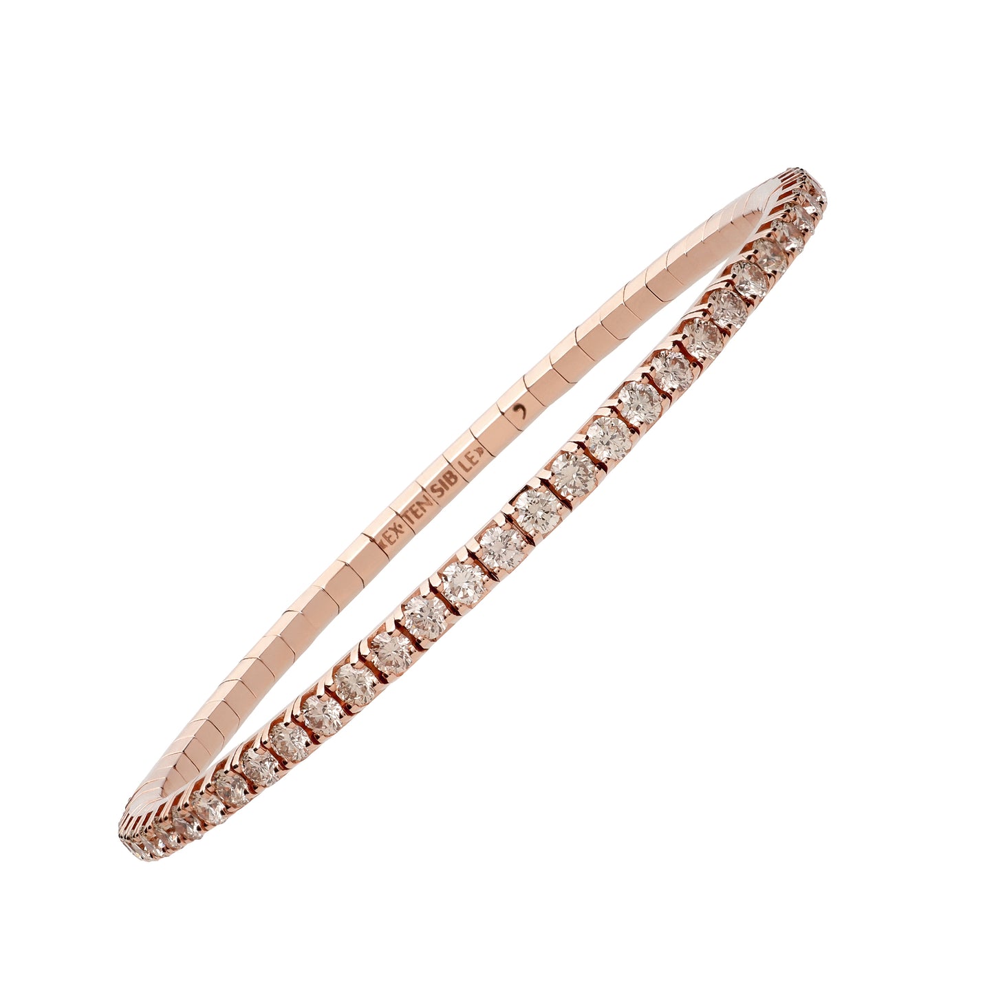 3.6 CT Champagne Diamond Stretch Bracelet