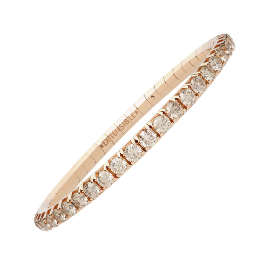 7.5 CT Champagne Diamond Stretch Bracelet