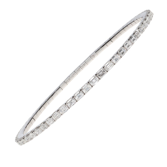 5.5 CT Emerald Cut White Diamond