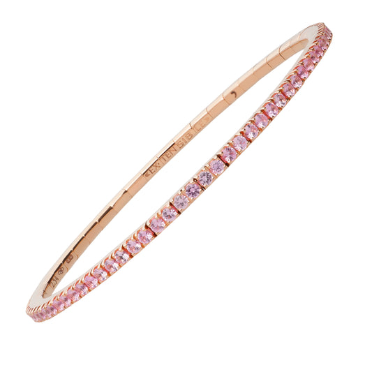 Pink Sapphire Stretch Bracelet