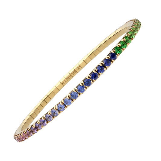 5 CT Rainbow Stretch Bracelet