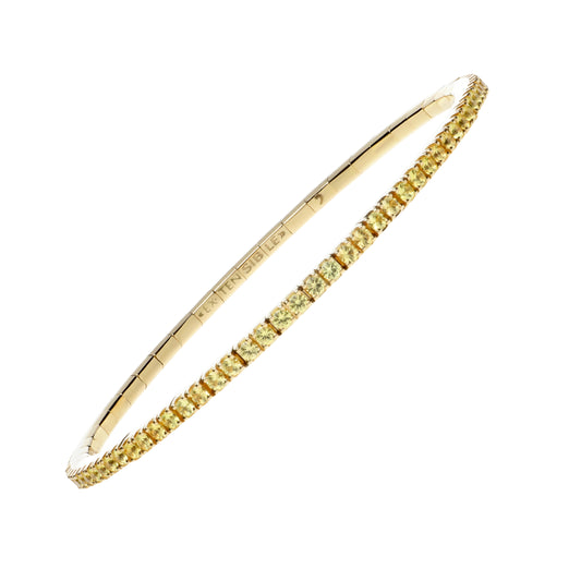 Yellow Sapphire Stretch Bracelet